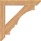 Ekena Millwork Balboa Slat Smooth Bracket w/ Offset Brace, Western Red Cedar, 5 1/2"W x 30"D x 30"H BKT0604X30X30BOA06SWR - alternate 2